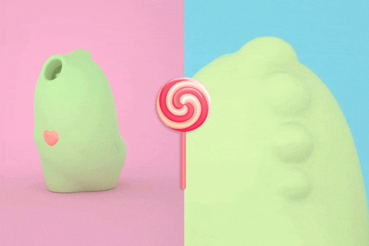 小怪兽 魔吻吮吸舌撩远程控制震动按摩器