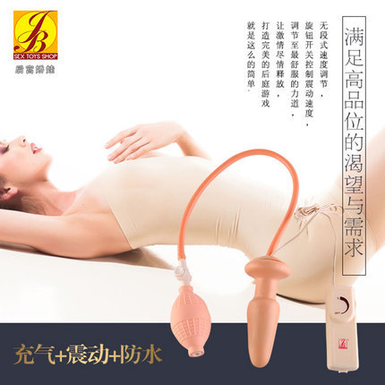 【商品已下架】香港积之美-后宫娇娃 后庭栓 充气气囊 震动刺激